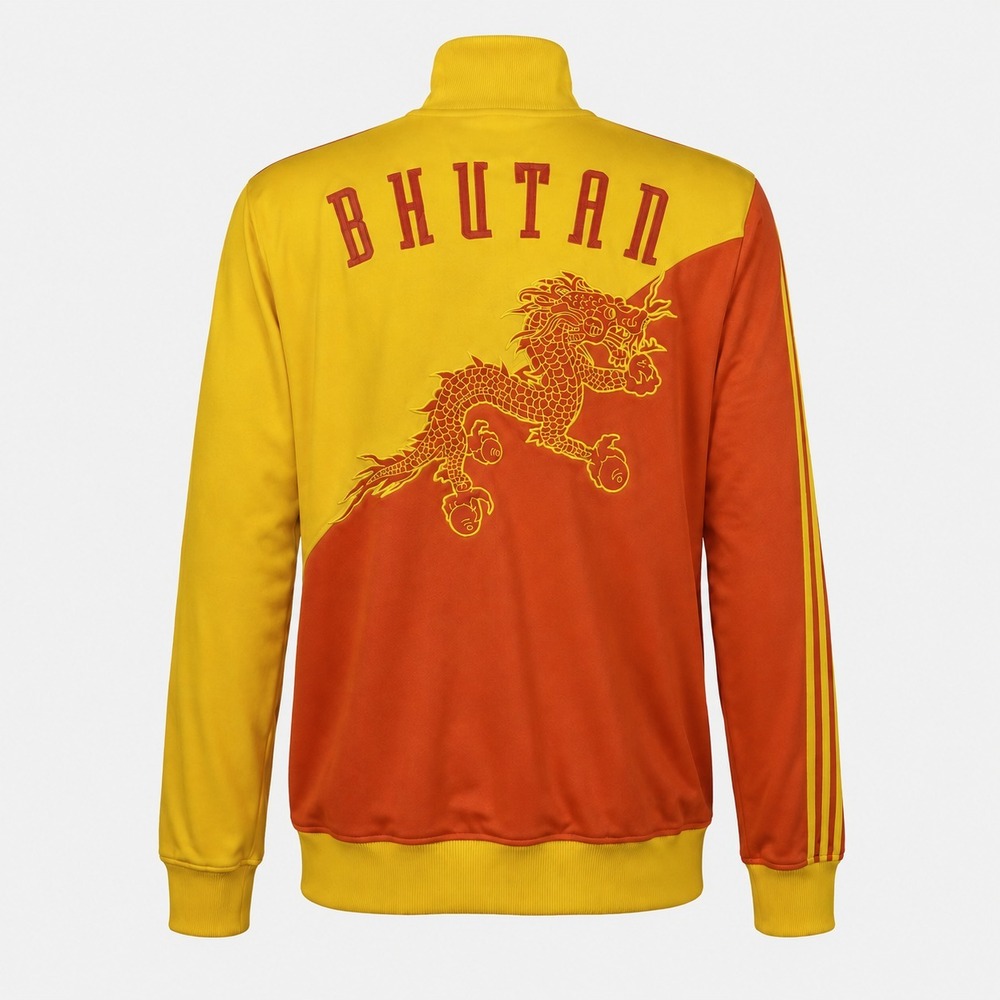 Rare 2007 Adidas BHUTAN Track Jacket ASO Step Up 2 Dragon Football Zip Men's 3XL - Picture 16 of 16